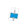 Amortyzator gumowy typu A, h-25mm, Ø20mm M6x18mm Egana 9893146330831