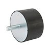 Amortyzator typu D, h-42mm, Ø70mm M10x30mm