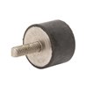 Amortyzator typu D, h-17mm, Ø25mm M6x18mm V2A