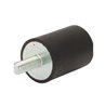 Amortyzator typu D, h-40mm, Ø30mm M8x21mm