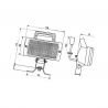 Reflektor roboczy, H3 05402000 Cobo 8716106729111