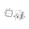 Reflektor roboczy, 24 V 1GA996179001 Hella 9002920127387