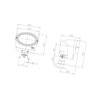 Reflektor roboczy, XENON INTEG 1GA996261511 Hella 4082300184297