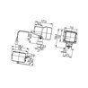 Reflektor roboczy, Xenon 1GA998534271 Hella 4082300233759
