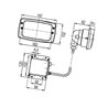 Reflektor roboczy D2S 1GB996147101 Hella 9002920116497