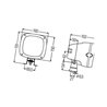 Lampa robocza prostokątna H3 H 1GA006991091 Hella 9002920086073