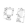 Lampa robocza kwadratowa H9, U 1GA996150081 Hella 9002920110211