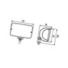 Lampa robocza prostokątna H3 P 1GA998522011 Hella 9002920085892