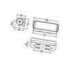 Lampa robocza LED prostokątna, 3W 250lm ETL250 Hella
