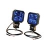 Lampa robocza kwadratowa LED, 9W 1000lm niebieska Combo