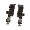 Lampa robocza kwadratowa LED, 9W 1000lm niebieska Combo zestaw