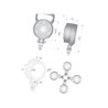 Lampa robocza okrągła LED, 25W 2000lm światło skupione
