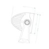 Lampa robocza długa LED, 300W 100 LED