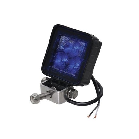 Lampa robocza kwadratowa LED, 8W 600lm niebieska światło rozproszone