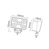 Lampa robocza LED, 50W 4500lm światło rozproszone