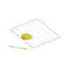 Lampa robocza LED kwadratowa, 7W 550lm Flat Beam Hella