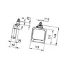 Lampa robocza LED kwadratowa, 7W 550lm Flat Beam Hella