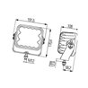 Lampa robocza LED kwadratowa, 70W 4500 lm PowerBeam Hella
