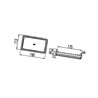 Lampa robocza LED prostokątna, 11W 1100lm Flat Beam Hella