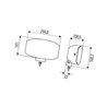 Reflektor Jumbo 1FE008773081 Hella 4082300265071