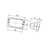 Lampa robocza prostokątna H3 H 1GD996018541 Hella 4082300135831