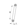 Oring 38x2mm, Shore'a 70 Inco 5700037472362