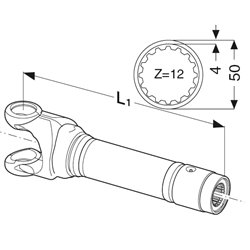 Comer Rura zew. E60 L905 ø50 Z-12 /1010/ 122260812