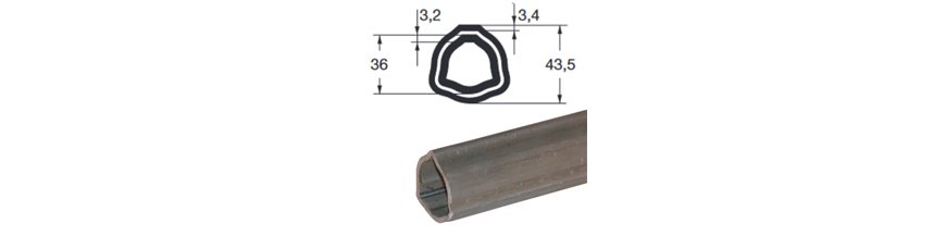 Profil zew. 43,5x3,4  G3/-3