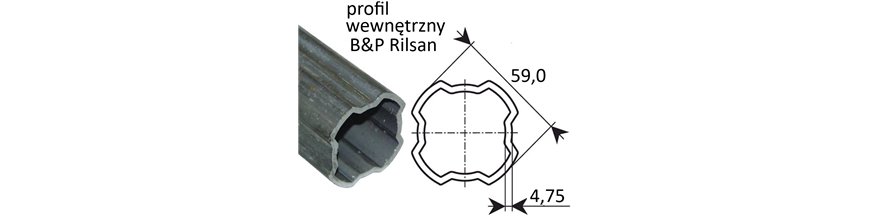 Profil wew. 4T - 59x4,75 4T H8/S9 szer.