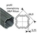 Profil zew. 4T - 66x3,25 4T H8/S9 szer.