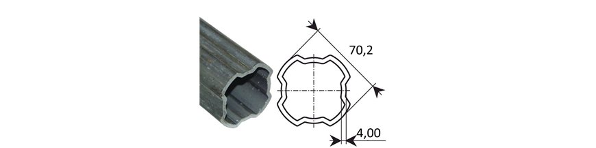 Profil zew. 4T - 70,2x4,00 4T SH/S0 szer.