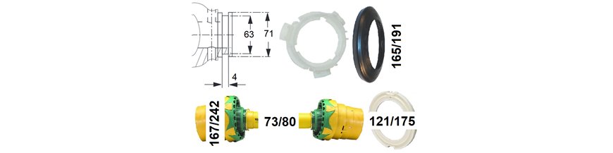 Części osłon 2480 Flexo - SDF25
