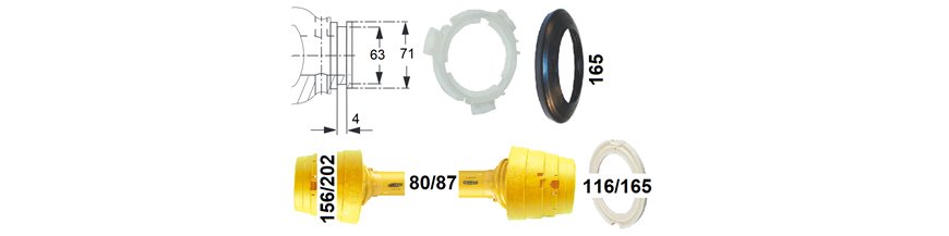 Części osłon 2380 - SD25/1