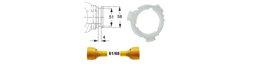 Części osłon 2270, 2370 - SC/SD15