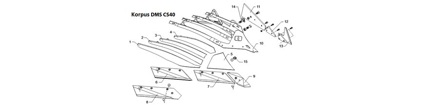 Korpus DMS CS40 - DM CS