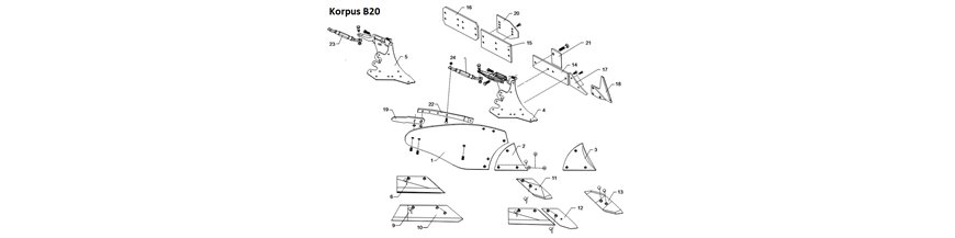 Korpus B20 - BK12, BK13