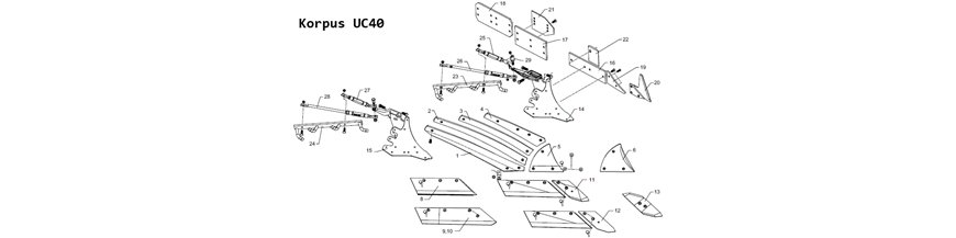 Korpus US40 - BK12, BK13