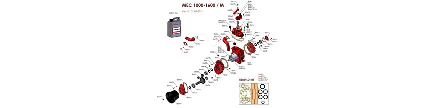 Części MEC 1000-1600 / M