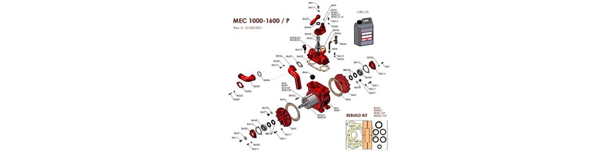 Części MEC 1000-1600 / P