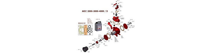 Części MEC 2000-3000-4000 / D