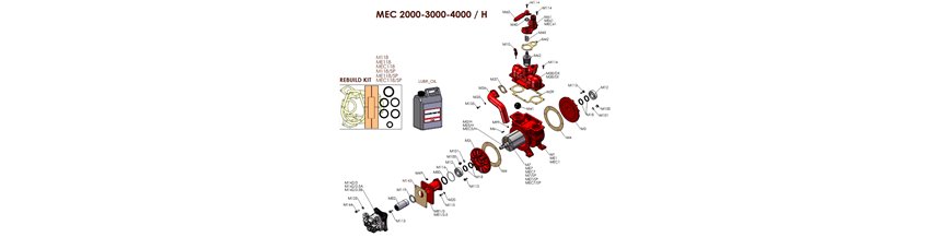 Części MEC 2000-3000-4000 / H