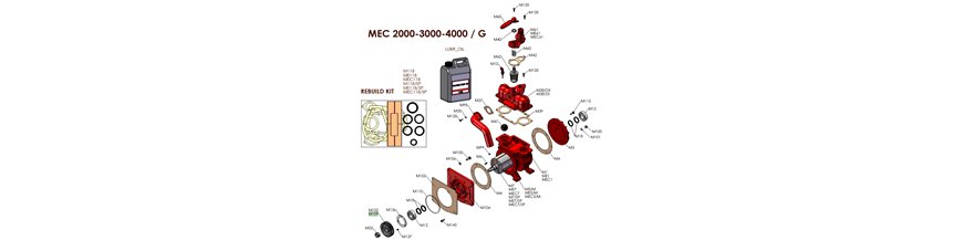 Części MEC 2000-3000-4000 / G