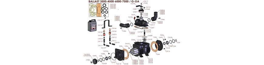 BALLAST 3500-4500-6000-7500/ G-GA