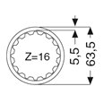 RURA E90 PROFILOWANA ZEWNETRZNA