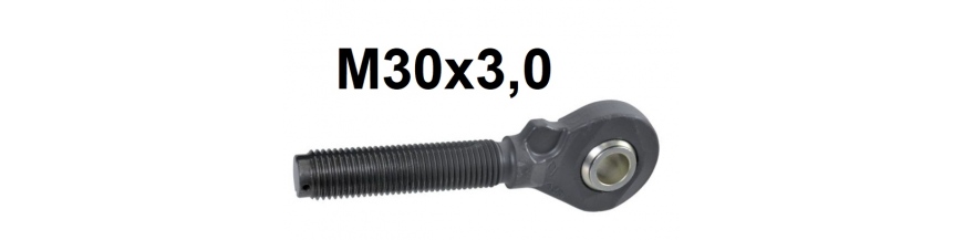 GŁÓWKI KULOWE ŁĄCZNIKA M30x3,0