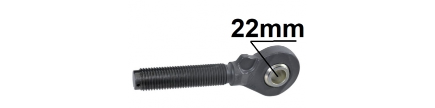 GŁÓWKI KULOWE ŁĄCZNIKA 22MM