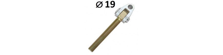 GŁÓWKI Z WIDEŁKAMI OTWÓR 19MM