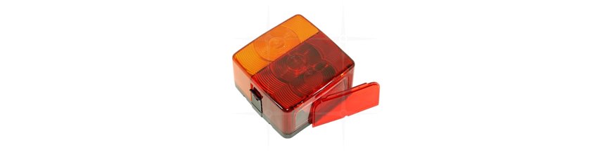 Lampy zespolone tylne pojazdów kwadratowe