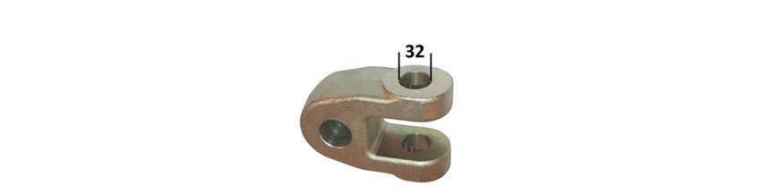 Przegub z montażem32mm