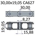 Łańcuchy 30.00x19.05 -CA627